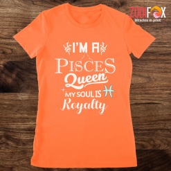 funny I'm A Pisces Queen Premium T-Shirts