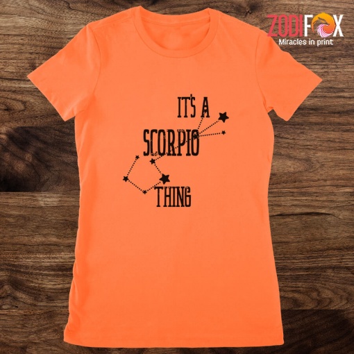dramatic It's A Scorpio Thing Premium T-Shirts