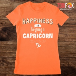 eye-catching Happiness Is Being A Capricorn Premium T-Shirts