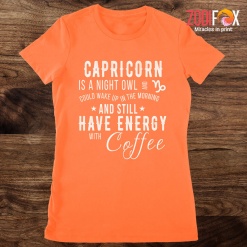 unique Capricorn Is A Night Owl Premium T-Shirts