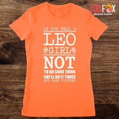 best A Leo Girl Not To Do Something Gemini Premium T-Shirts