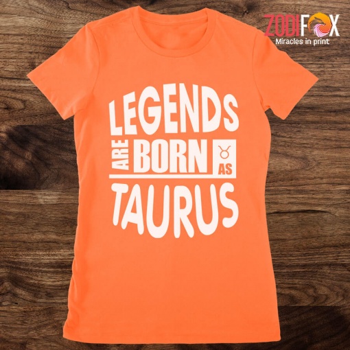 the Best Legends Are Born As Taurus Premium T-Shirts - TAURUSPT0307