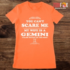 awesome My Wife Is A Gemini Premium T-Shirts