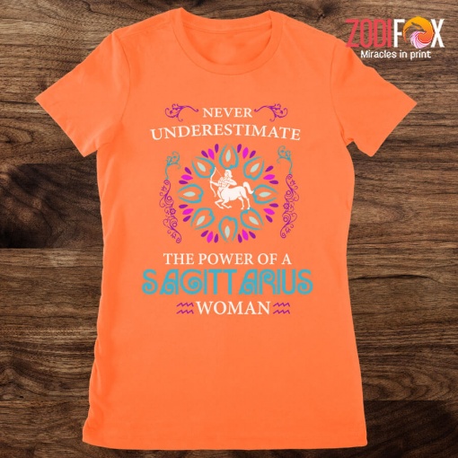 personality The Power Of A Sagittarius Woman Premium T-Shirts
