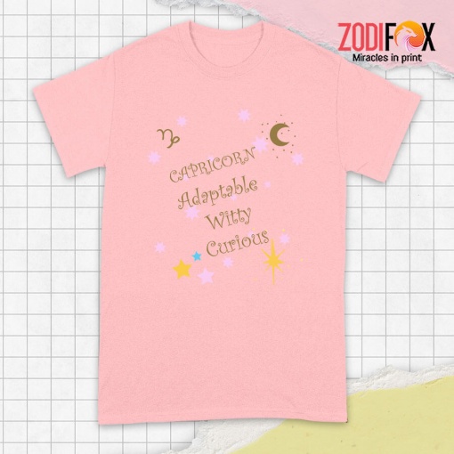 cute Capricorn Adaptable Witty Curious Premium T-Shirts