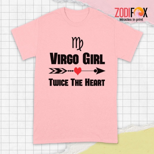 special Virgo Girl Twice The Heart Premium T-Shirts - VIRGOPT0303