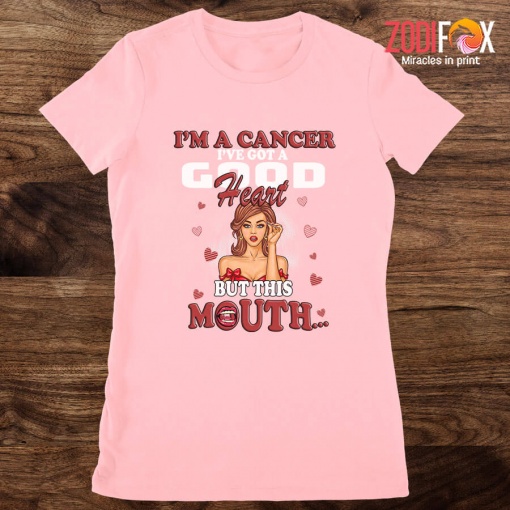 unique I've Got A Good Heart Cancer Premium T-Shirts