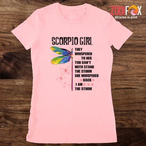 great They Whispered To Her Scorpio Premium T-Shirts