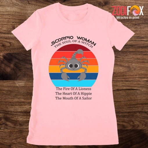 fun The Soul Of A Witch Scorpio Premium T-Shirts