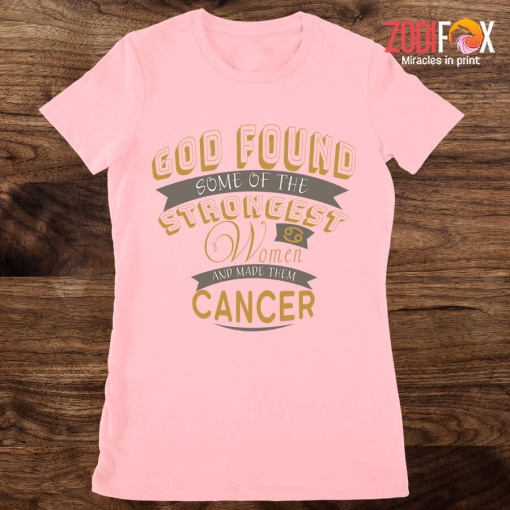 awesome The Strongest Women Cancer Premium T-Shirts