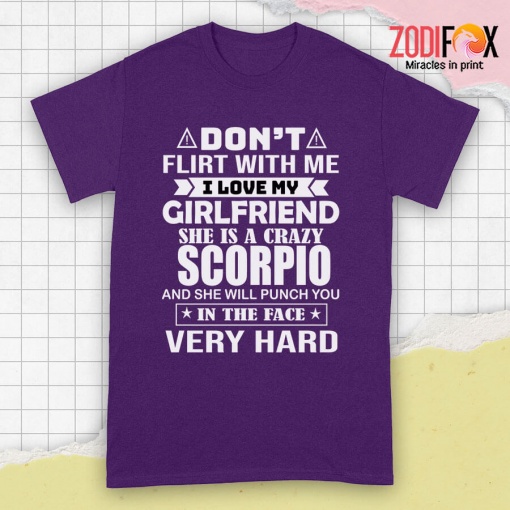 amazing She Is A Crazy Scorpio Premium T-Shirts