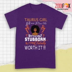 awesome I'm Totally Worth It Tauru Premium T-Shirts