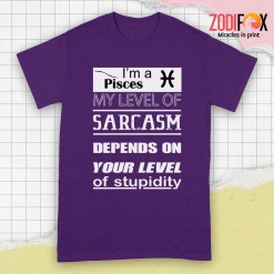 special My Level Of Sarcasm Pisces Premium T-Shirts
