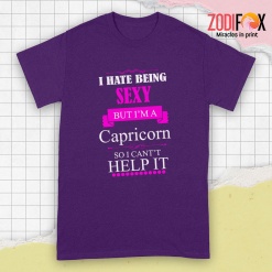 cool I Hate Being Sexy Capricorn Premium T-Shirts