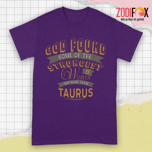awesome The Strongest Women Taurus Premium T-Shirts