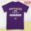 awesome Happiness Is Being An Aquarius Premium T-Shirts