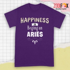 special Happiness Is Being An Aries Premium T-Shirts