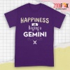 awesome Happiness Is Being A Gemini Premium T-Shirts