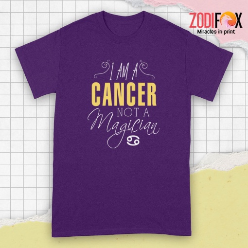 funny I Am A Cancer Not A Magician Premium T-Shirts - CANCERPT0292