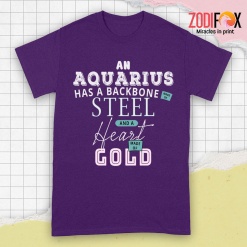 special An Aquarius Has A Heart Made Of Gold Premium T-Shirts