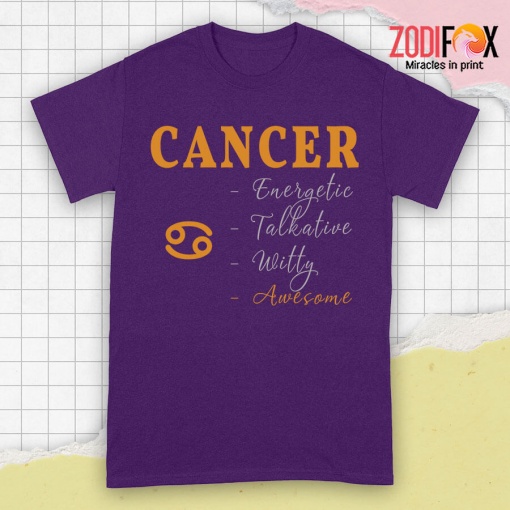 dramatic Cancer Talkative Premium T-Shirts