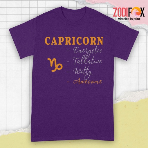 cheap Capricorn Talkative Premium T-Shirts - CAPRICORNPT0300