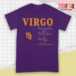 cheap Virgo Energetic Talkative Premium T-Shirts - VIRGOPT0300