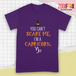 awesome You Can't Scare Me, I'm A Capricorn Premium T-Shirts