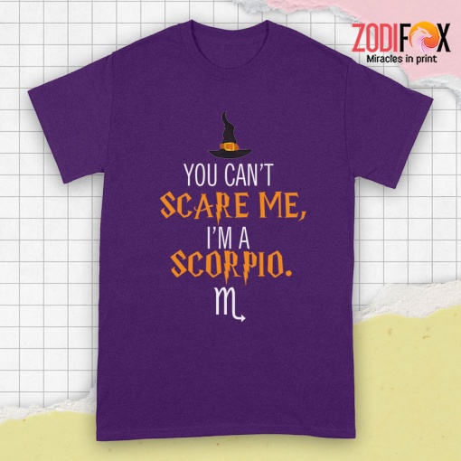 awesome You Can't Scare Me, I'm A Scorpio Premium T-Shirts