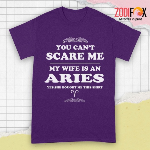 latest My Wife Is An Aries Premium T-Shirts