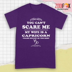 awesome My Wife Is A Capricorn Premium T-Shirts
