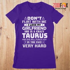 unique She Is A Crazy Taurus Premium T-Shirts