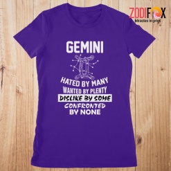 personalised Gemini Hated By Many Premium T-Shirts