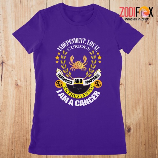 unique Humorous And Adaptable Cancer Premium T-Shirts