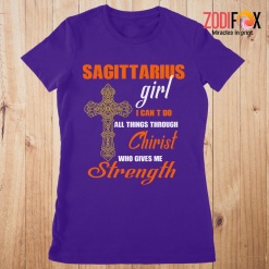 various Sagittarius Girl I Can Do All Things Premium T-Shirts