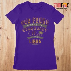 funny The Strongest Women Libra Premium T-Shirts