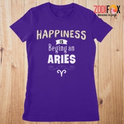 unique Happiness Is Being An Aries Premium T-Shirts