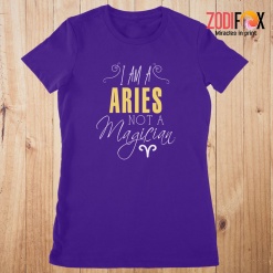 funny I Am An Aries Not A Magician Premium T-Shirts - ARIESPT0292