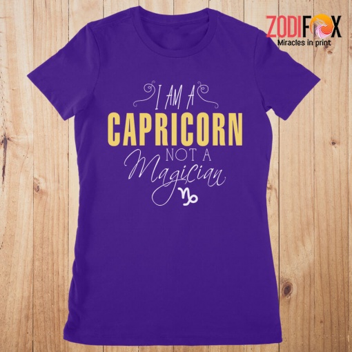 cool I Am A Capricorn Not A Magician Premium T-Shirts