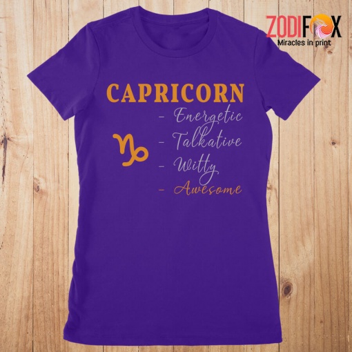 various Capricorn Talkative Premium T-Shirts - CAPRICORNPT0300