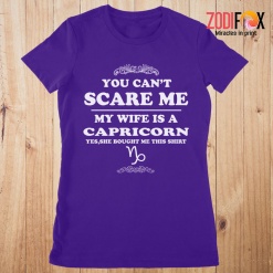 eye-catching My Wife Is A Capricorn Premium T-Shirts