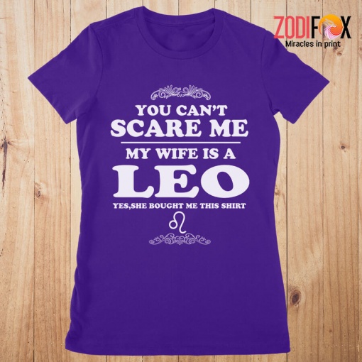 high quality My Wife Is A Leo Premium T-Shirts