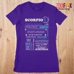 awesome Not One To Mess With Laid Back Scorpio Premium T-Shirts