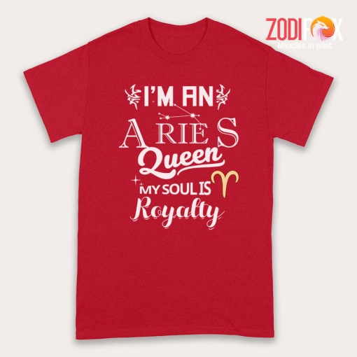 awesome I'm An Aries Queen Premium T-Shirts