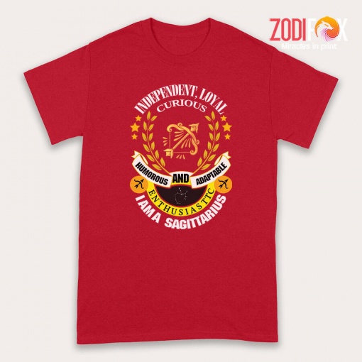 pretty Enthusiastic Sagittarius Premium T-Shirts