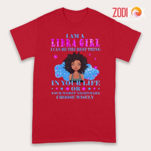 awesome I Am A Libra Girl Premium T-Shirts