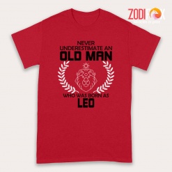 cool Who Was Born As Leo Premium T-Shirts