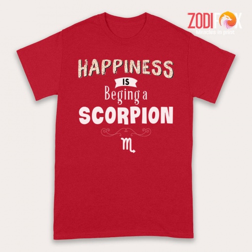 pretty Happiness Is Being A Scorpio Premium T-Shirts