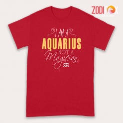 cute I Am An Aquarius Not A Magician Premium T-Shirts