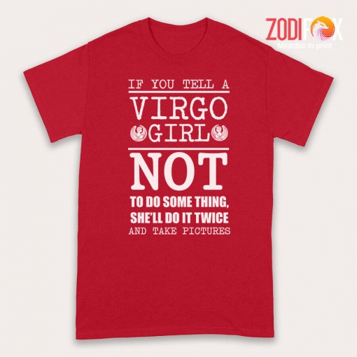 special A Virgo Girl Not To Do Something Premium T-Shirts